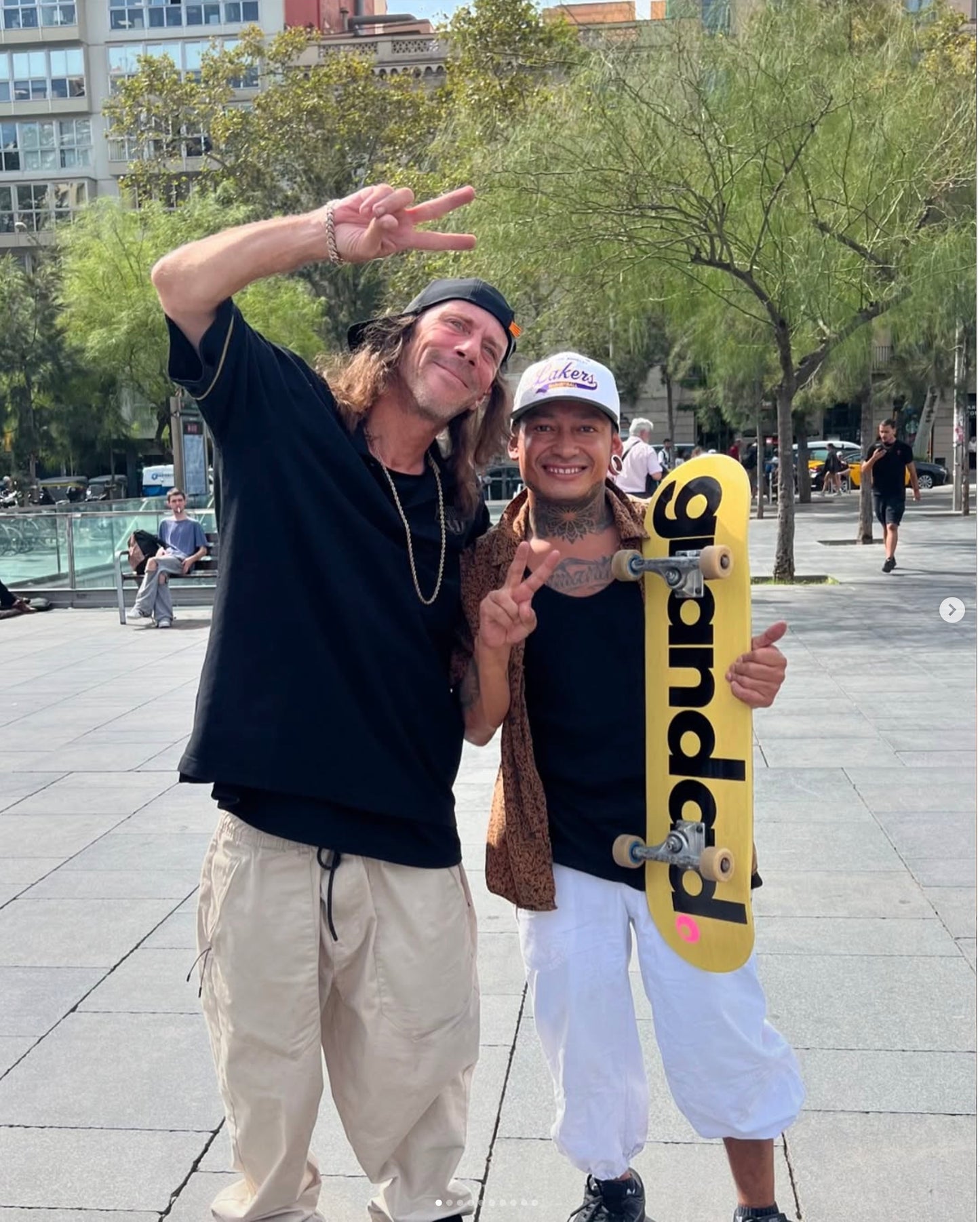 Grandad Logo Deck - YellowBlackPink Pops