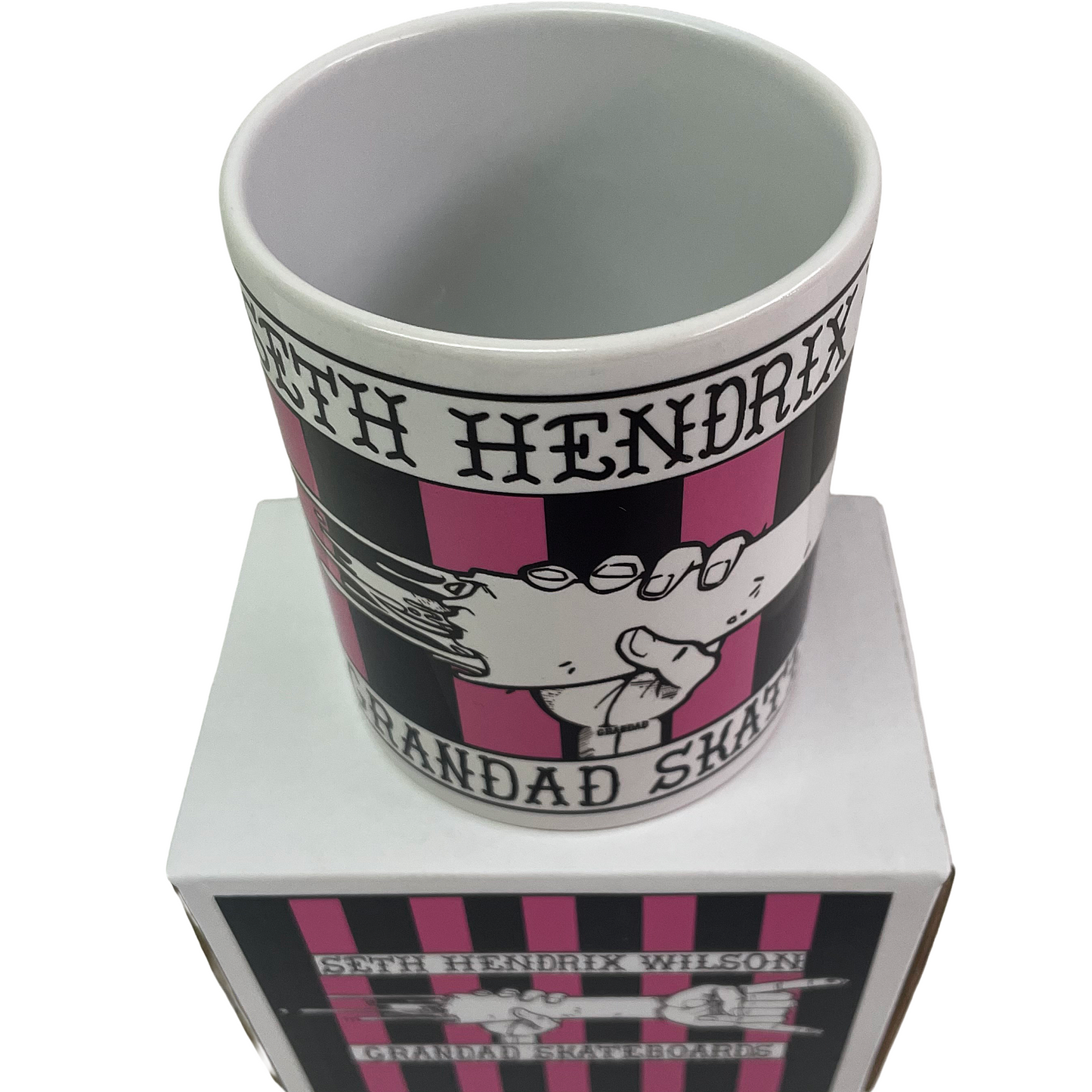 Signature Seth Mug Pink/White