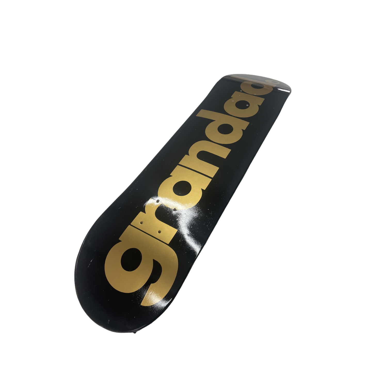 Grandad Logo Deck - Black/Gold Pops