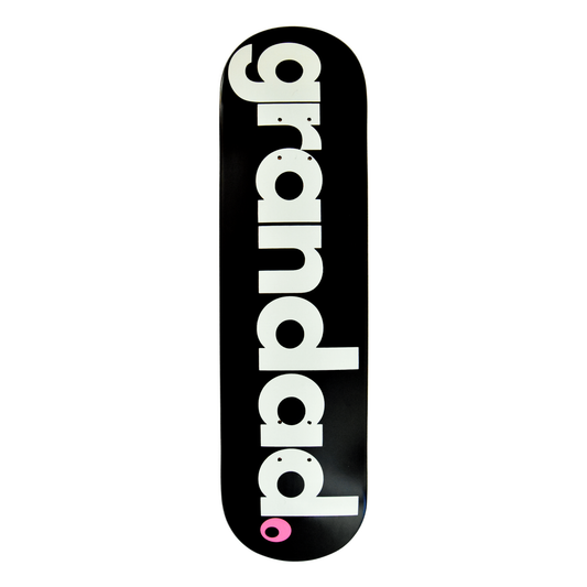 Grandad Logo Deck - BlackWhitePink Pops