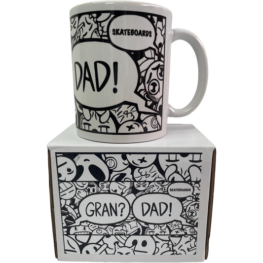 Black and White Emoji Ceramic Mug