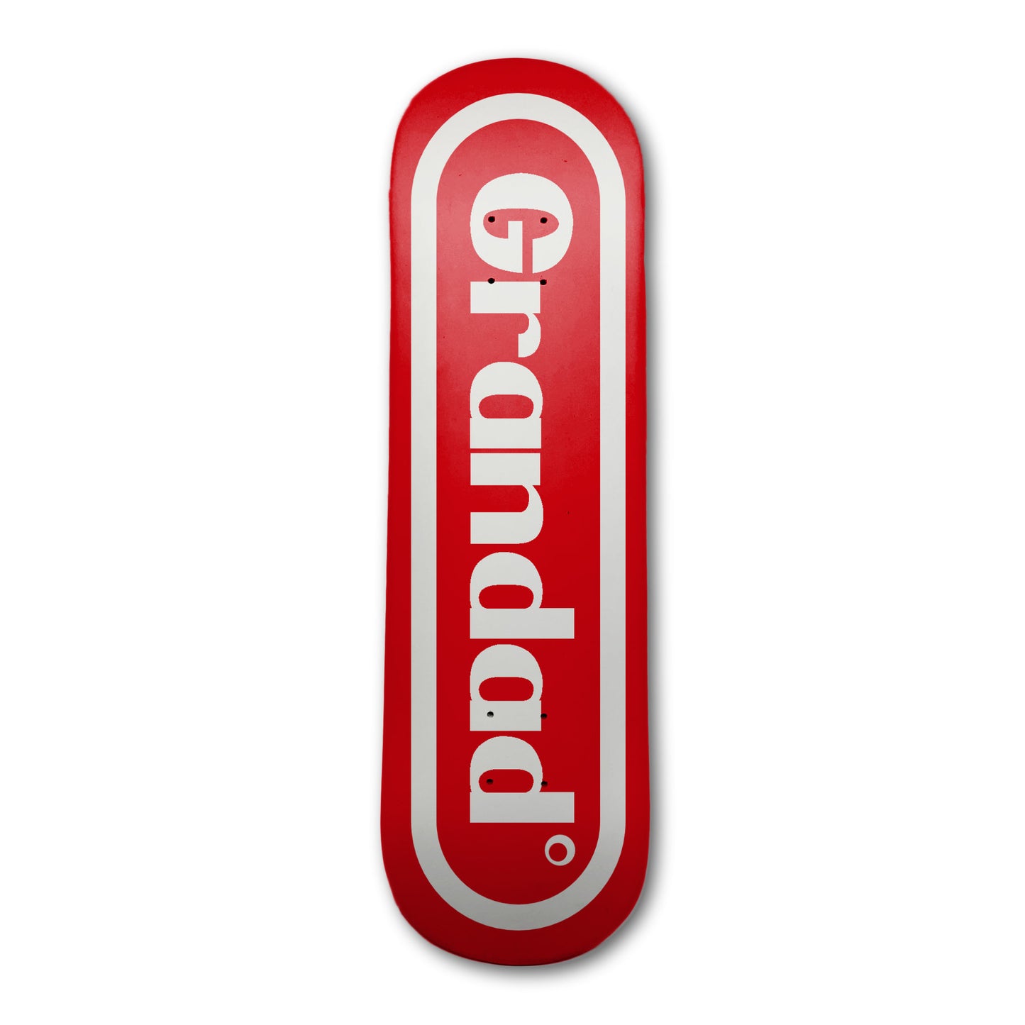 Vintage Grandad Logo Deck - Red White Pops