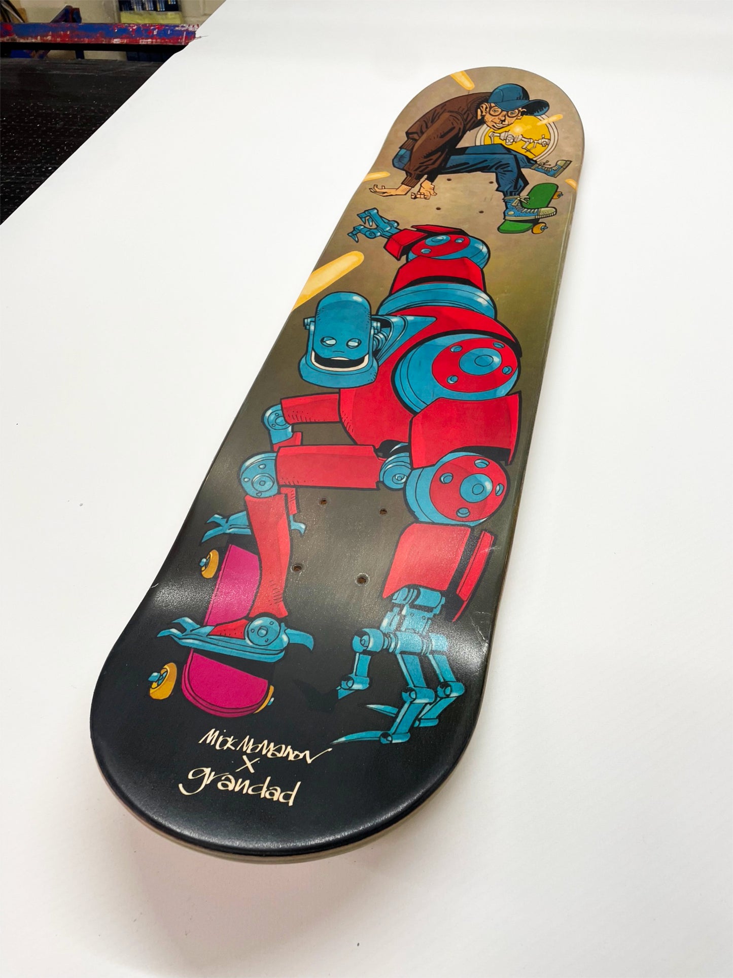 Mick McMahon x Grandad - Killer Robot Screened Pops