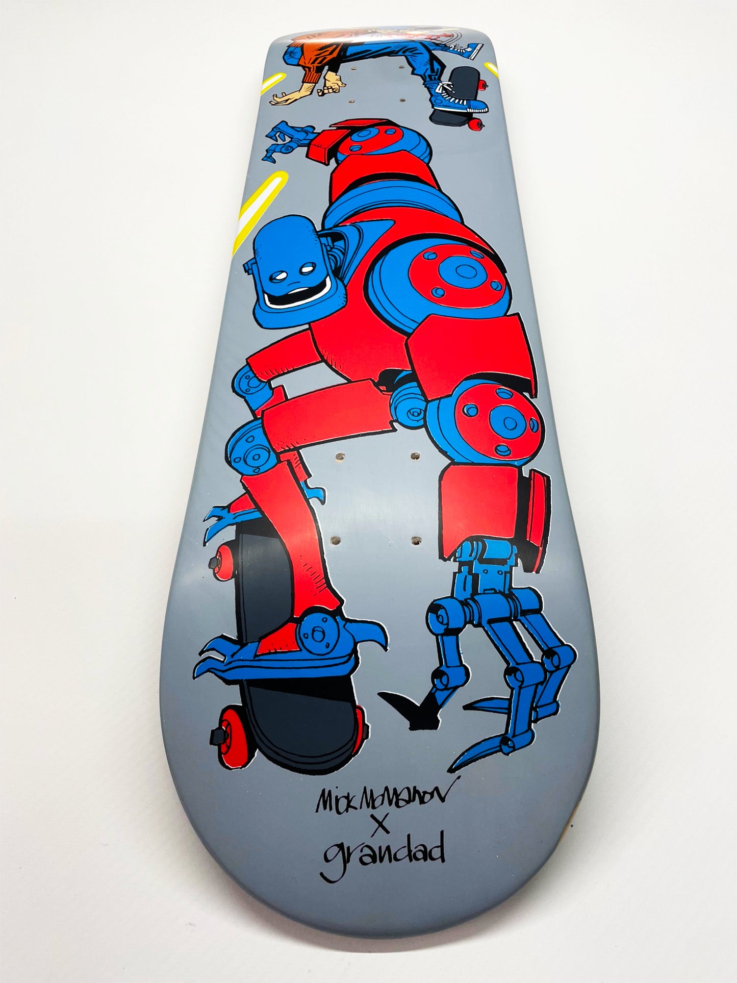 Mick McMahon x Grandad - Killer Robot Screened Pops