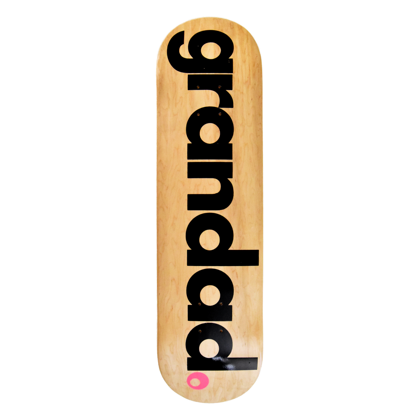 Grandad Logo Deck - Natural Black Pink Pops