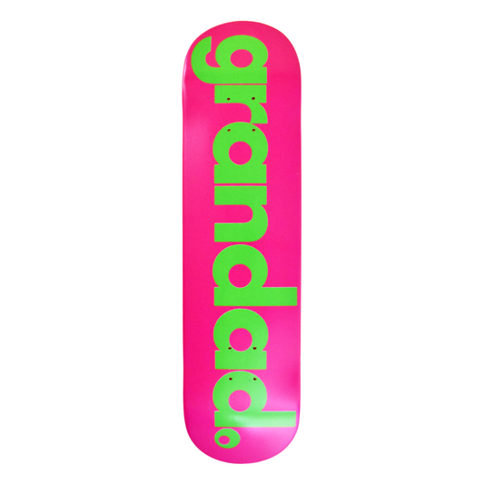 Grandad Logo Deck - Pink Green Pops
