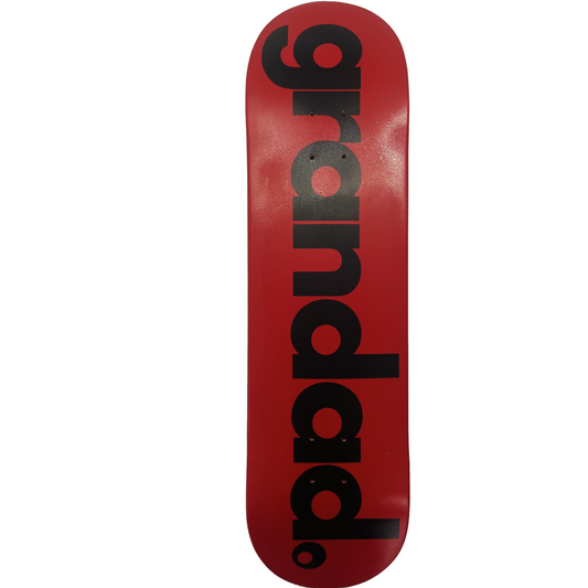 Grandad Logo Deck - Red Black Pops