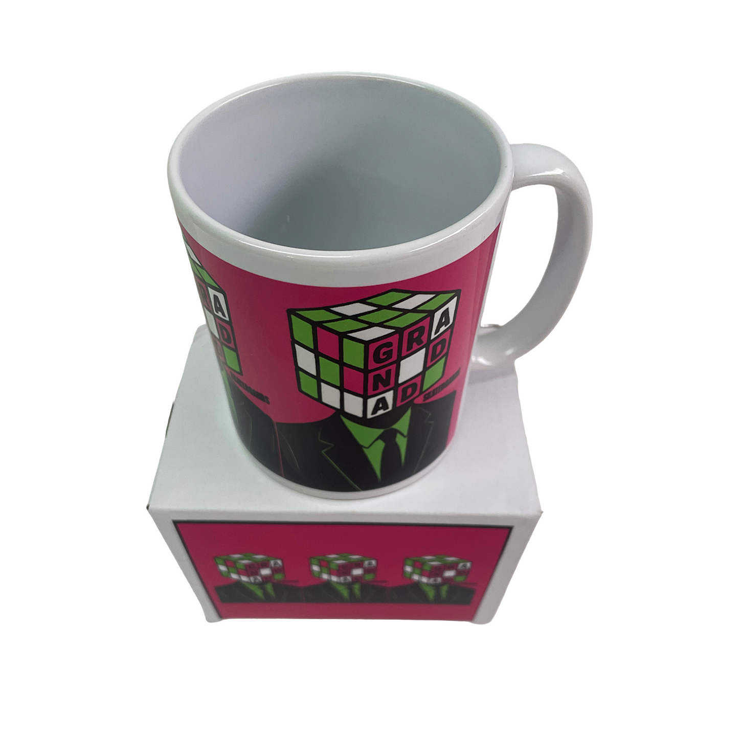 Rubix Head Ceramic Mug