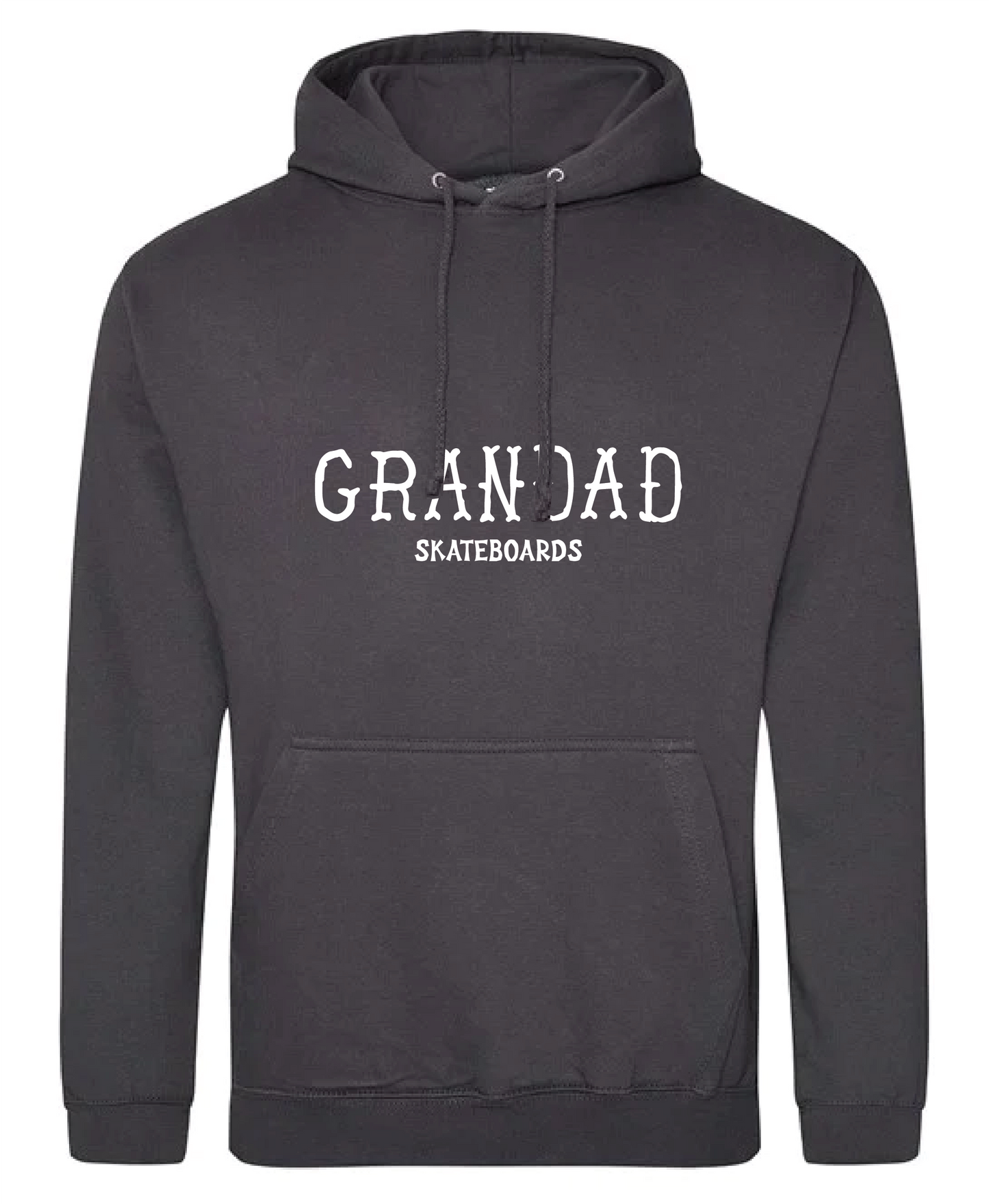 Back Print Dead Alen Logo Hoody - Storm grey