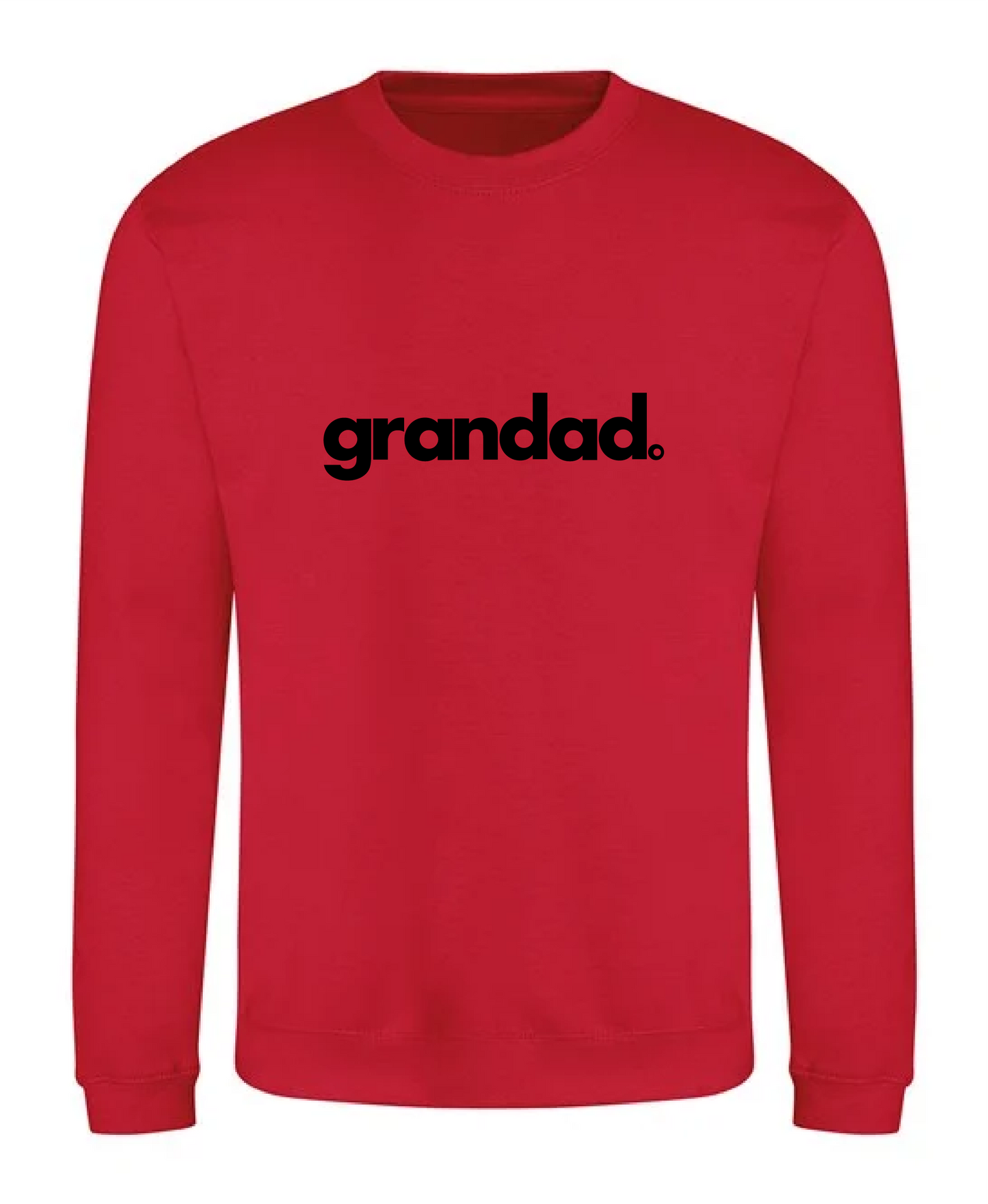 Large Logo Fire Red Sweatshirt