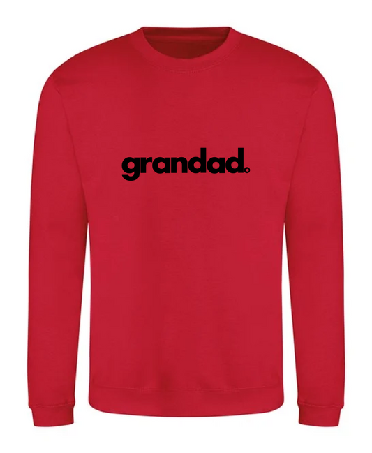 Large Logo Fire Red Sweatshirt