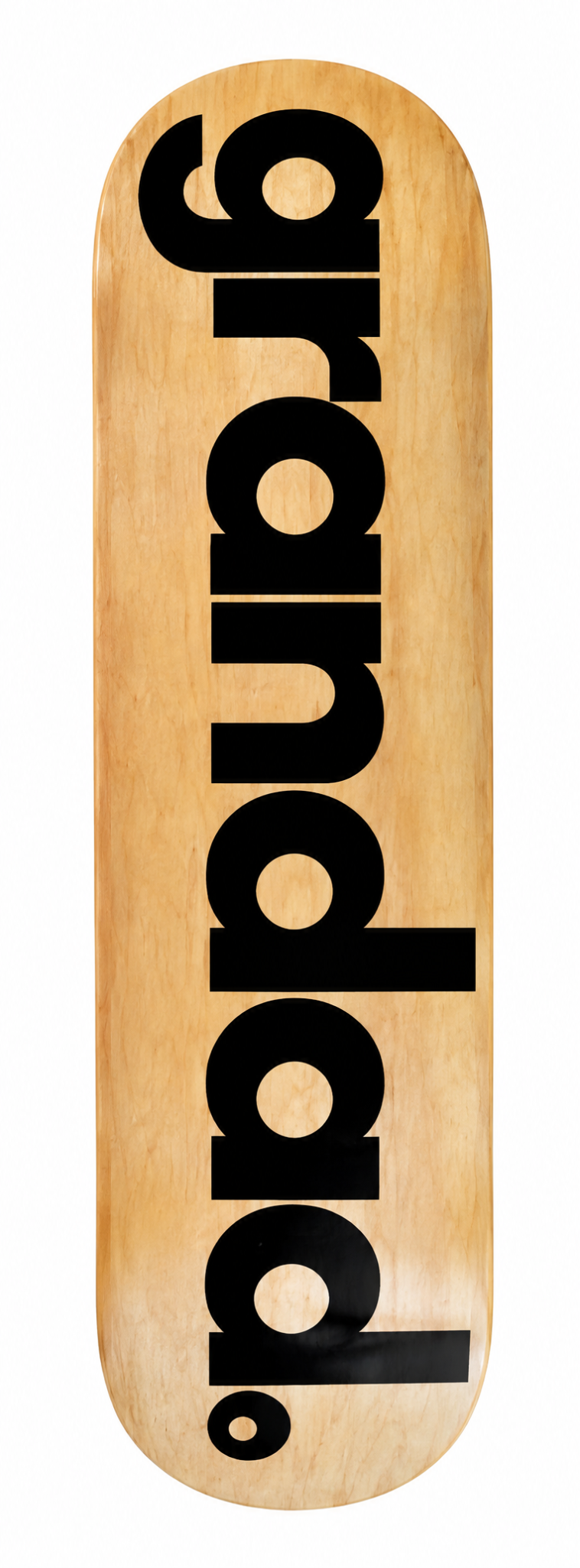 Grandad Logo Deck - Natural Black Pops