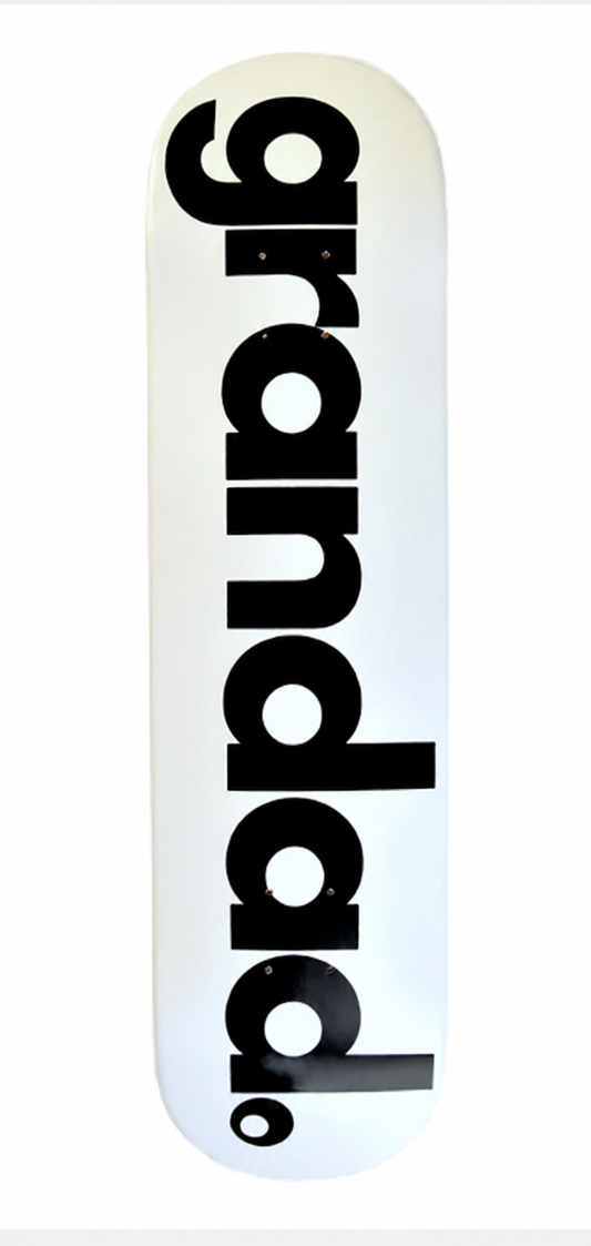 Grandad Logo Deck - WhiteBlackPops