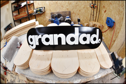 Grandad Logo Deck - BlackWhitePops