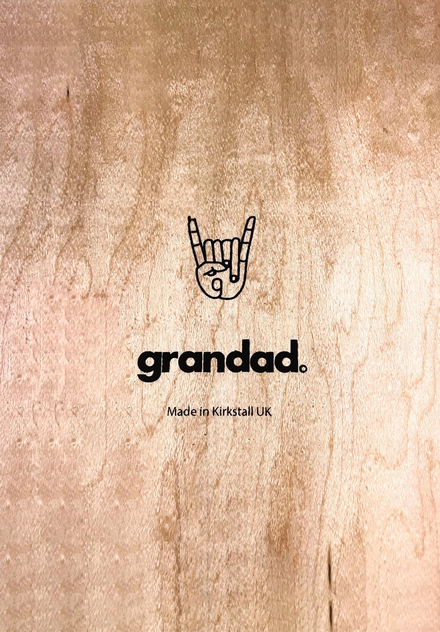 Grandad Logo Deck -       BlackWhitePink